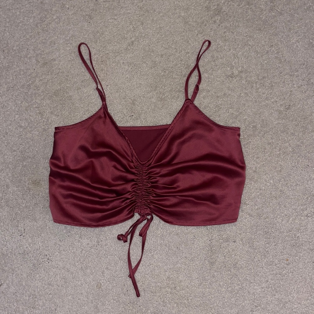 Pink Crop Tank Top